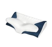Lavio Cervical Neck Pillow Memory Foam Pillows Neck Shoulder Arm Support Pain Relief Ergonomic Design, Stomach & Back Sleeper Sleeping, Different 2 Heights, Removable Washable Pillowcase