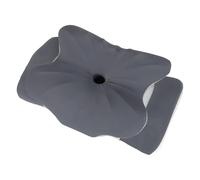 Lavio Ergonomic Butterfly Neck Pillow Side Back Stomach Sleepers Washable in Grey Lavio Grey