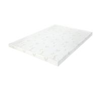 Lavio Memory Foam Mattress Topper 7cm Single Double Dual Layer Washable Non Slip - Double