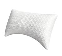 Lavio Pillow Memory Foam Side Sleeper Neck Pain Relief Adjustable Comfort in White Lavio White