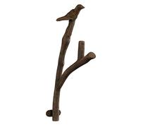 Lavish Home Cast Iron Shabby Chic Rustic Wall Mount Hooks for Coats, Towels, Hats, Scarves, Jewelry, and More