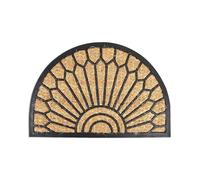 Lavish Label Semicircle Coconut Fibre Doormat, Chalice Design (60 x 40cm)