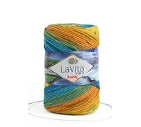 LaVita Yarn Batik Hand Knitting Yarn, 1-Ball Pack, 100% Soft Premium Acrylic Yarn, 1 Ball 100 gr, 170 mt (DG05)