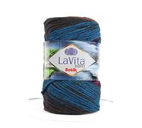 LaVita Yarn Batik Hand Knitting Yarn, 1-Ball Pack, 100% Soft Premium Acrylic Yarn, 1 Ball 100 gr, 170 mt (DG03)
