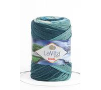 LaVita Yarn Batik Hand Knitting Yarn, 1-Ball Pack, 100% Soft Premium Acrylic Yarn, 1 Ball 100 gr, 170 mt (DG04)