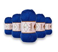 LaVita Yarn PIRLANTA DK Yarn Hand Knitting Yarn, 5-Pieces Pack, 100% Micro Acrylic Sports Yarn, 1 Ball 100gr, 225 mt (0605)