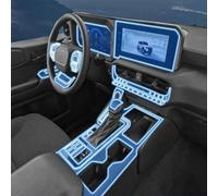 LAVIYE Car Center Console instrument navigation Tpu Transparent Anti- Scratch Protective Film，For Prado Land Cruiser LC250 2024-2025