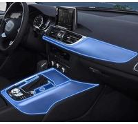 LAVIYE Car Gear Panel Gps Navigation Instrument Screen TPU Film Protective Sticker Anti-scratches Film，For Audi A6 A7 S6 2016-2018