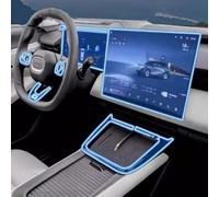 LAVIYE Car GPS Navigation Instrument Protective LCD TPU Screen Protector Anti-Scratch Film Fitting PPF,For LYNK&CO 08 2024
