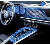 LAVIYE Car GPS Navigation Protective LCD TPU Screen Protector Anti-Scratch Film Fitting PPF，For PORSCHE 911 992 2019-2024