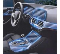 LAVIYE Car GPS Navigation Protective LCD TPU Screen Protector Anti-Scratch transparent Film Fitting PPF，For BMW G22 G23 Series 4 2021-2022