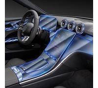LAVIYE Car Interior Center console Transparent TPU Protective film Anti-scratch film Accessorie，For Mercedes-Benz C-Class W206 2022-2023