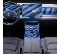 LAVIYE car Interior decoration stick center console instrument navigation screen Transparent Platoon proctetive film，For BYD Han EV DM-i 2020-2024