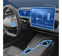LAVIYE Car Interior Insrucment Center Console Transparent TPU Protective Film Anti-scratc Film Accessories，for Changan Deepal Dark Blue SL03 2022-2024