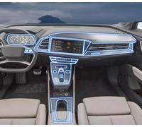 LAVIYE Car Interior Instrucment Center Console Transparent TPU Protective Anti-scratc Film Accessories，For Audi Q4 e-tron 2022-2024