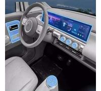 LAVIYE Car Interior Instrucment Center Console Transparent TPU Protective Film Anti-scratc Film Accessories，For Wuling Air ev 2023-2024