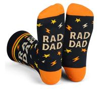 Lavley Funny Socks for Adults - Cool novelty socks for men, women and teens - Great stocking stuffer or birthday gift, Rad Dad, One Size