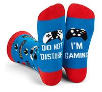Lavley Funny Socks For Geeks - Cool Gifts for Gamers, Musicians and Teachers, Do Not Disturb, I'm Gaming, One Size