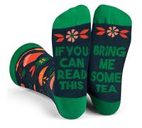 Lavley If You Can Read This Bring Me Socks - Funny Gifts for Men, Women, and Teens, Tea (Blue), One size