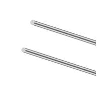 LAVMHAB 304 Stainless Steel Round Rods, 10mm x 305mm (1.0 ft) Solid Steel Shaft Rod Bar for DIY Craft Model Car Helicopter Airplane (2pcs)