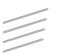 LAVMHAB 304 Stainless Steel Tube 4mm OD X 1.0mm Wall Thickness 300mm Length, Seamless Round Stainless Steel Pipes (4pcs)