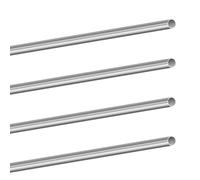 LAVMHAB 304 Stainless Steel Tube 9mm OD 0.3mm Wall Thickness 300mm Length, Straight Stainless Steel Round Pipes Tubing (4pcs)