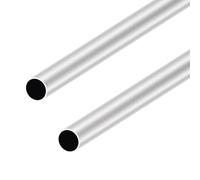 LAVMHAB 6063 Aluminum Tube 23mm OD x 21mm ID 1.0mm Wall Thickness 300mm Length, Aluminum Round Tubing Seamless Straight Pipes (2pcs)