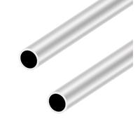 LAVMHAB 6063 Aluminum Tube 29mm OD x 25mm ID 2.0mm Wall Thickness 300mm Length, Aluminum Round Tubing Seamless Straight Pipes (2pcs)