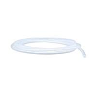 LAVMHAB Clear Silicone Tube Food Grade Hoses Size 4mm x 7mm, Length 2m (6.5ft), Thickness 1.5mm, Flexible Rubber Silicone Tubing for Air Hoses Water Pipes