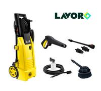 Lavor Ninja 145Bar Electric Pressure Washer 1900W 7L/min Flow 6M Hose & Attachments 8.092.0071C