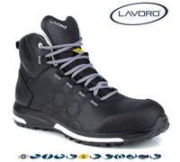 Lavoro Kenobi S3 SRC ESD Black 100% Metal Free Composite Toe Cap Safety Boots Sz