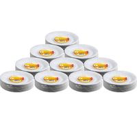 LAVV HOUSEWARES LTD 1000 White Paper Plates Disposable Recyclable 23cm 9"