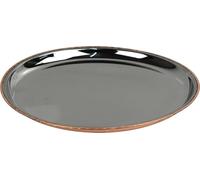 LAVV HOUSEWARES LTD Fine Dining Decorative Copper & Stainless Steel Dinner Plate Mirror Finish (28cm)
