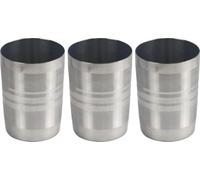 LAVV HOUSEWARES LTD Stackable Stainless Steel Breakproof Drinking Tumbler (250ml 3pk)