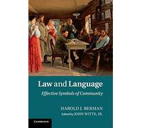 Law and Language: Effective Symbols Of Community