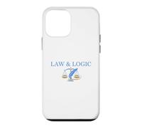 Law and Logic Scales of Justice Design Case for iPhone 12 mini
