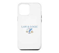 Law and Logic Scales of Justice Design Case for iPhone 12 Pro Max