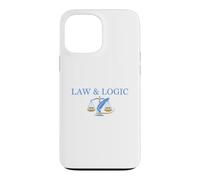 Law and Logic Scales of Justice Design Case for iPhone 13 Pro Max