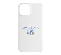 Law and Logic Scales of Justice Design Case for iPhone 14