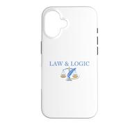 Law and Logic Scales of Justice Design Case for iPhone 16