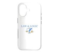 Law and Logic Scales of Justice Design Case for iPhone 17