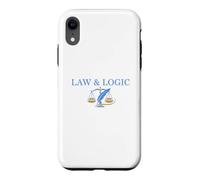 Law and Logic Scales of Justice Design Case for iPhone XR
