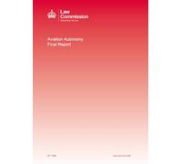 Law Commission No. 426 Aviation Autonomy: Final Report (Command Paper) CP 1586
