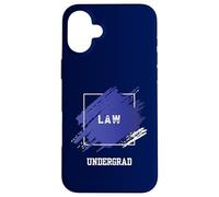 Law Degree Starting University College Student Undergraduate Case for iPhone 16 Plus