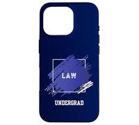 Law Degree Starting University College Student Undergraduate Case for iPhone 16 Pro