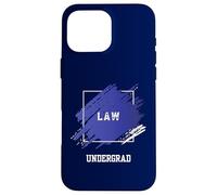 Law Degree Starting University College Student Undergraduate Case for iPhone 16 Pro Max