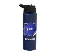 Law Degree Starting University College Student Undergraduate Stainless Steel Insulated Water Bottle