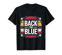 Law Enforcement Back The Blue Police Support T-Shirt