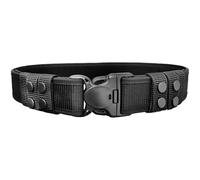 Law Enforcement Duty Belt for Men, Nylon, with Inner & Outer Design, Locking Buckle, 4 Belt Keepers, Outer 55.1 in, Inner 49.2 in