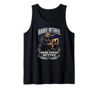 Law Enforcement Retirement Retired Police Sheriff Deputy Tank Top